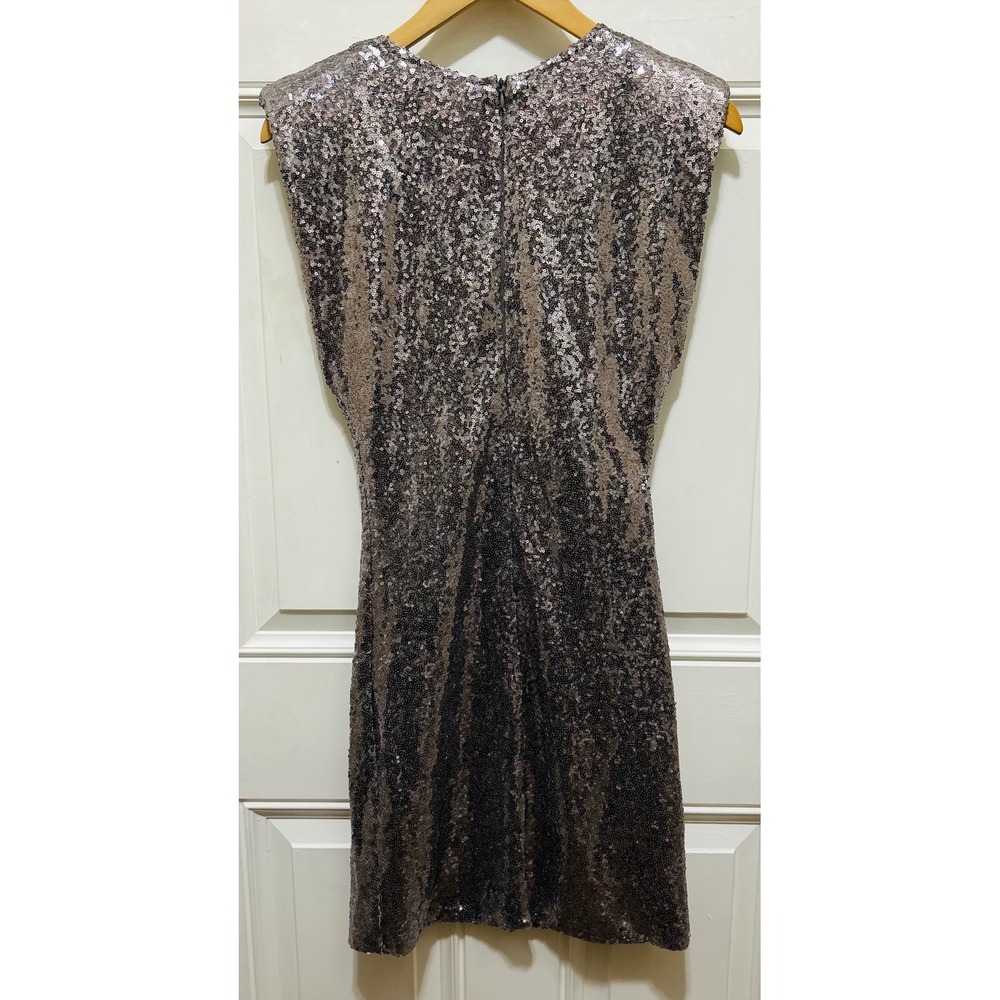 ASTR The Label Silver Sequin Mini Dress‎ Women's Size S - Picture 5 of 5